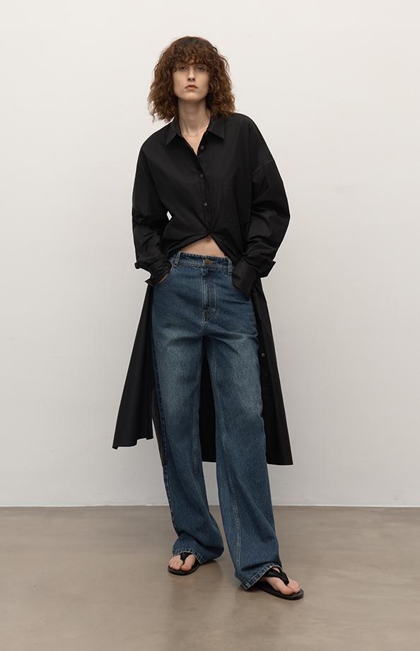 Maggie's Stacked Straight Jeans