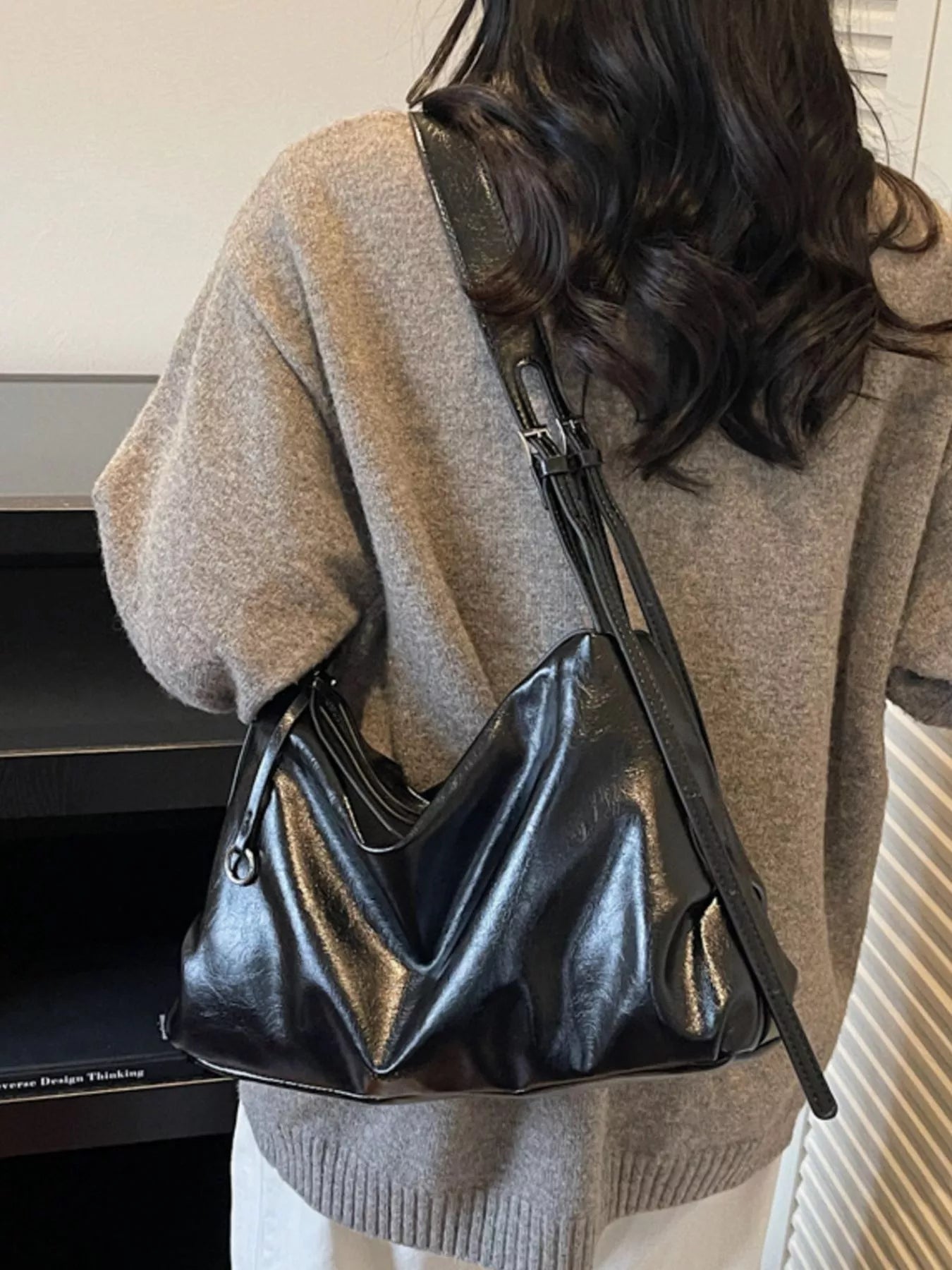 I'm Just A Girl Hobo Shoulder Bag