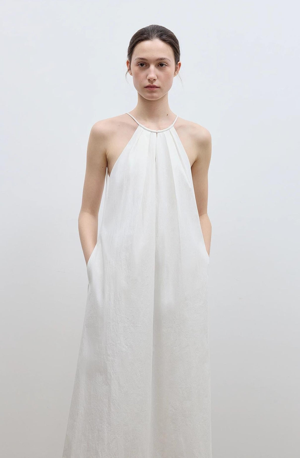 The Minimalist Halter Dress