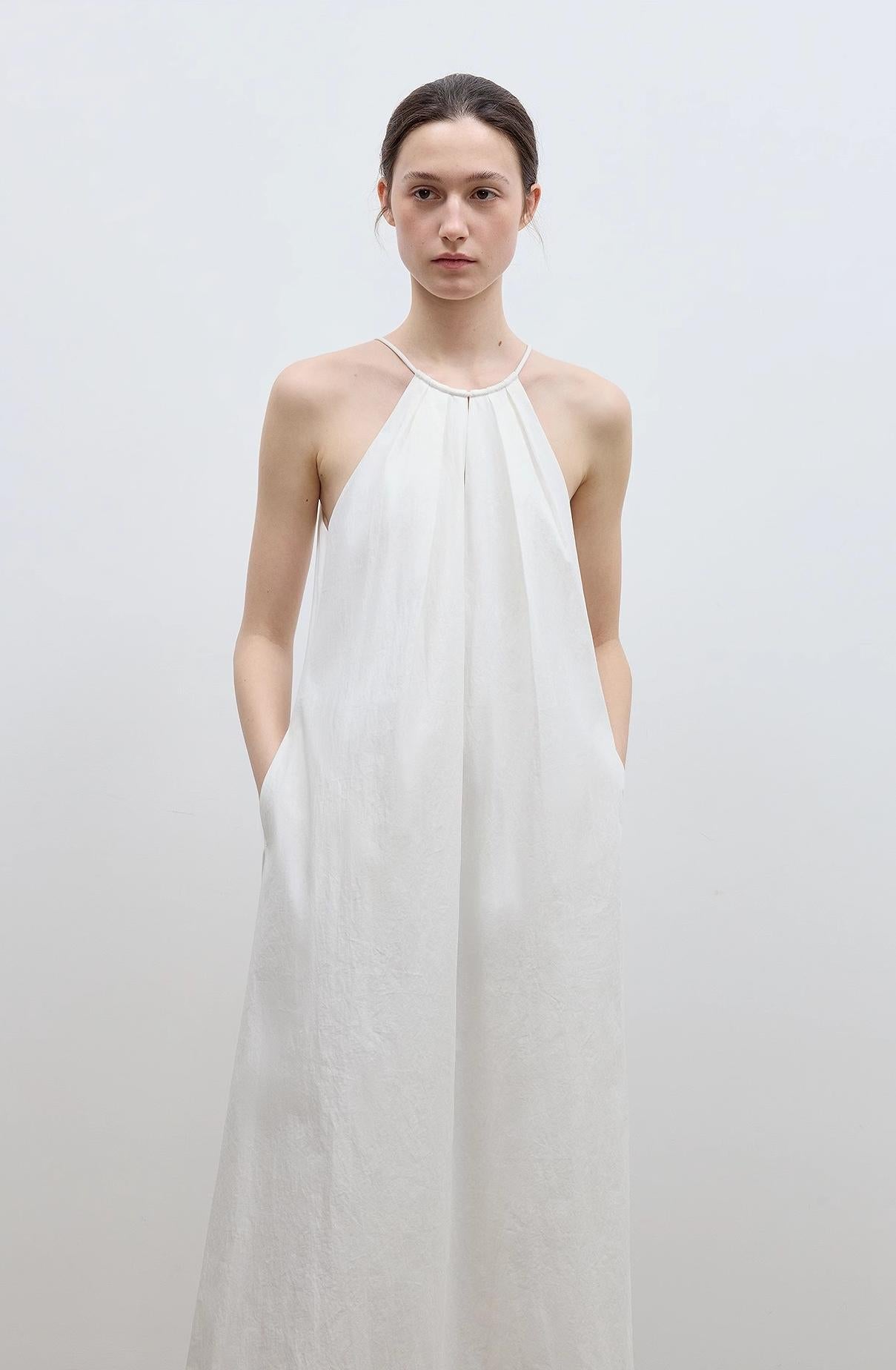 The Minimalist Halter Dress