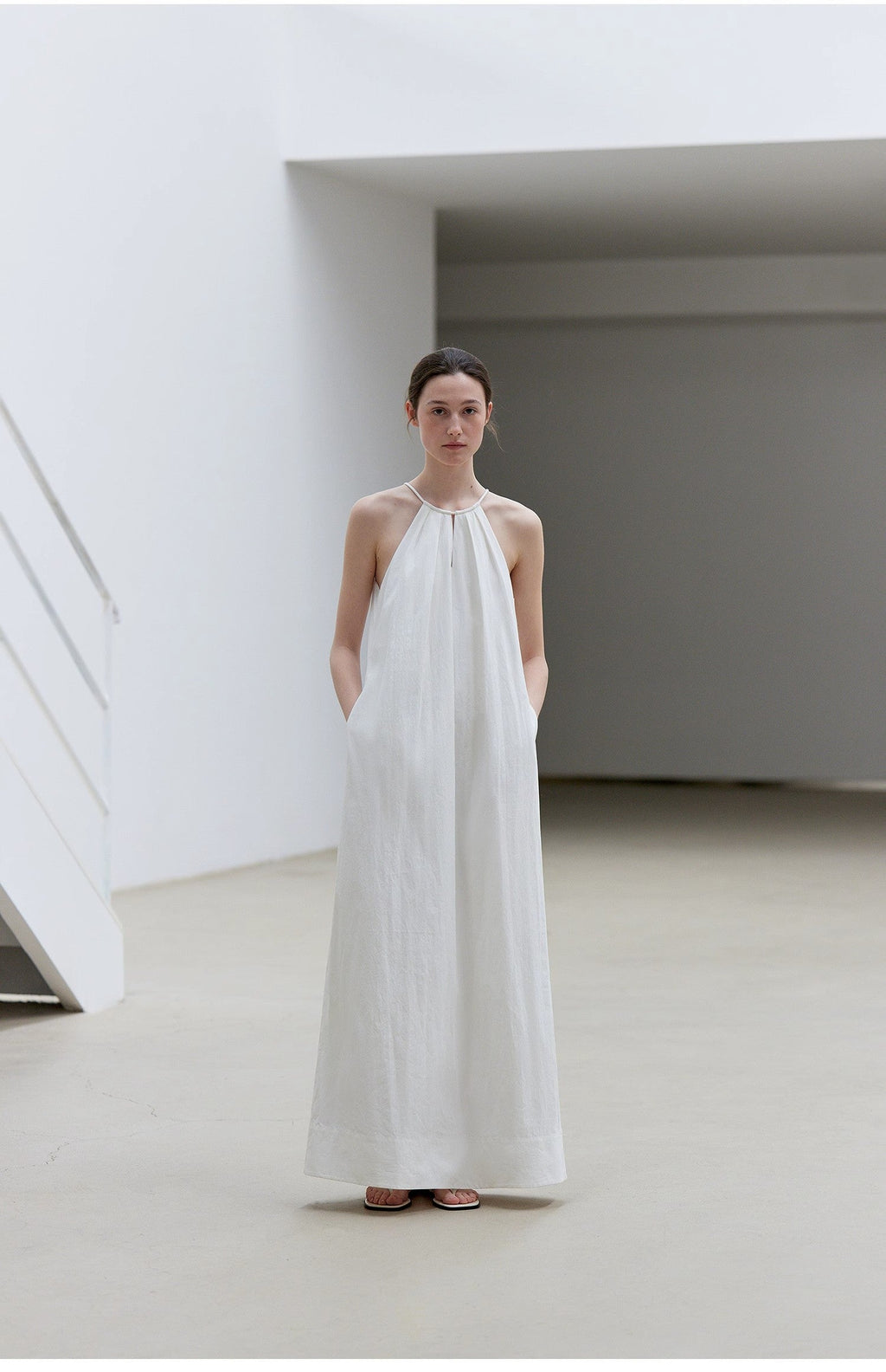 The Minimalist Halter Dress