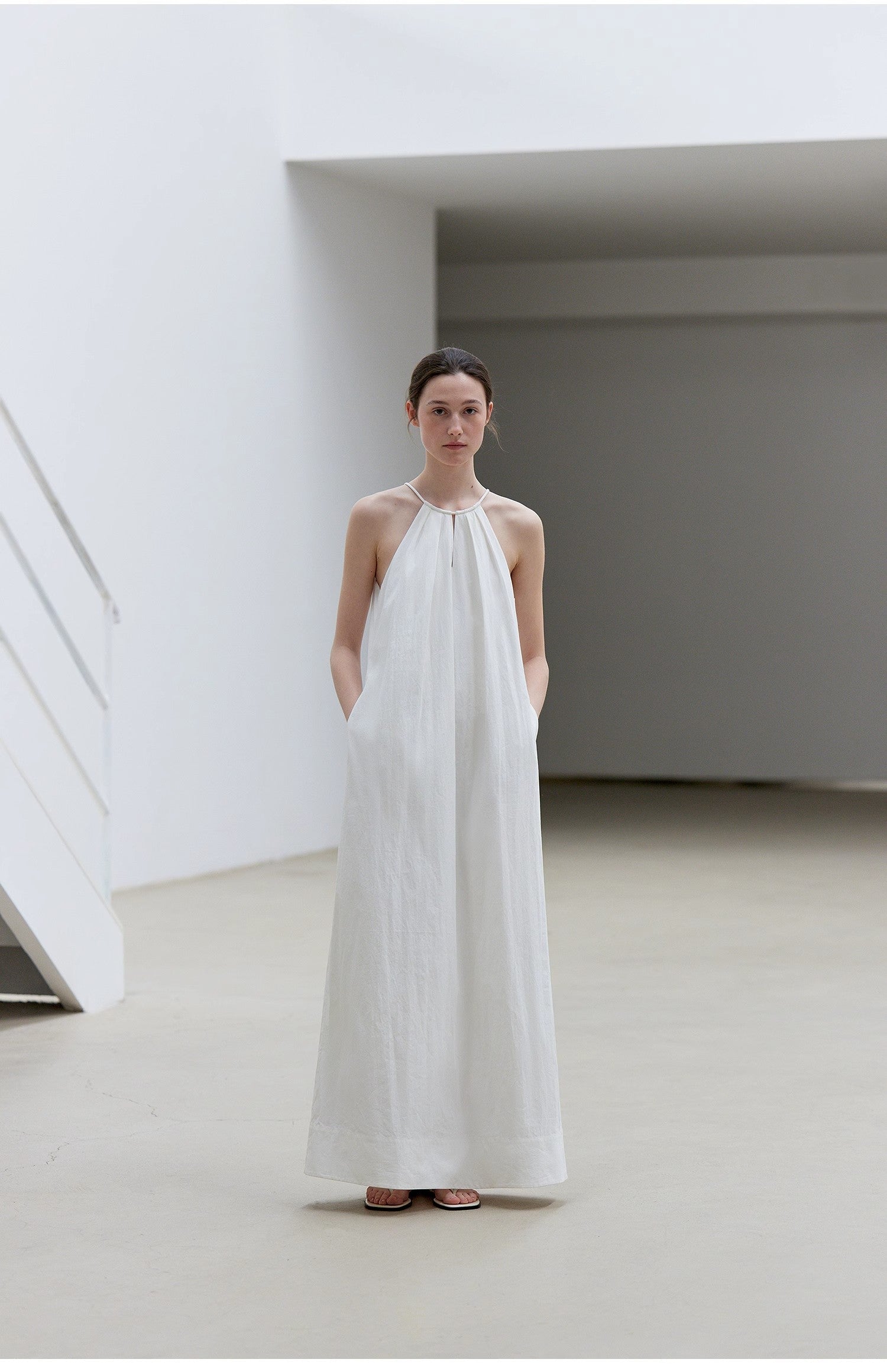 The Minimalist Halter Dress