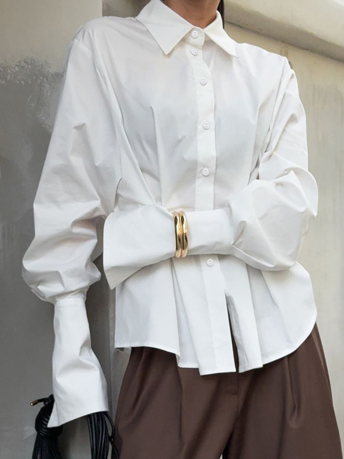 Crazy Good Cuff Dtail Shirt