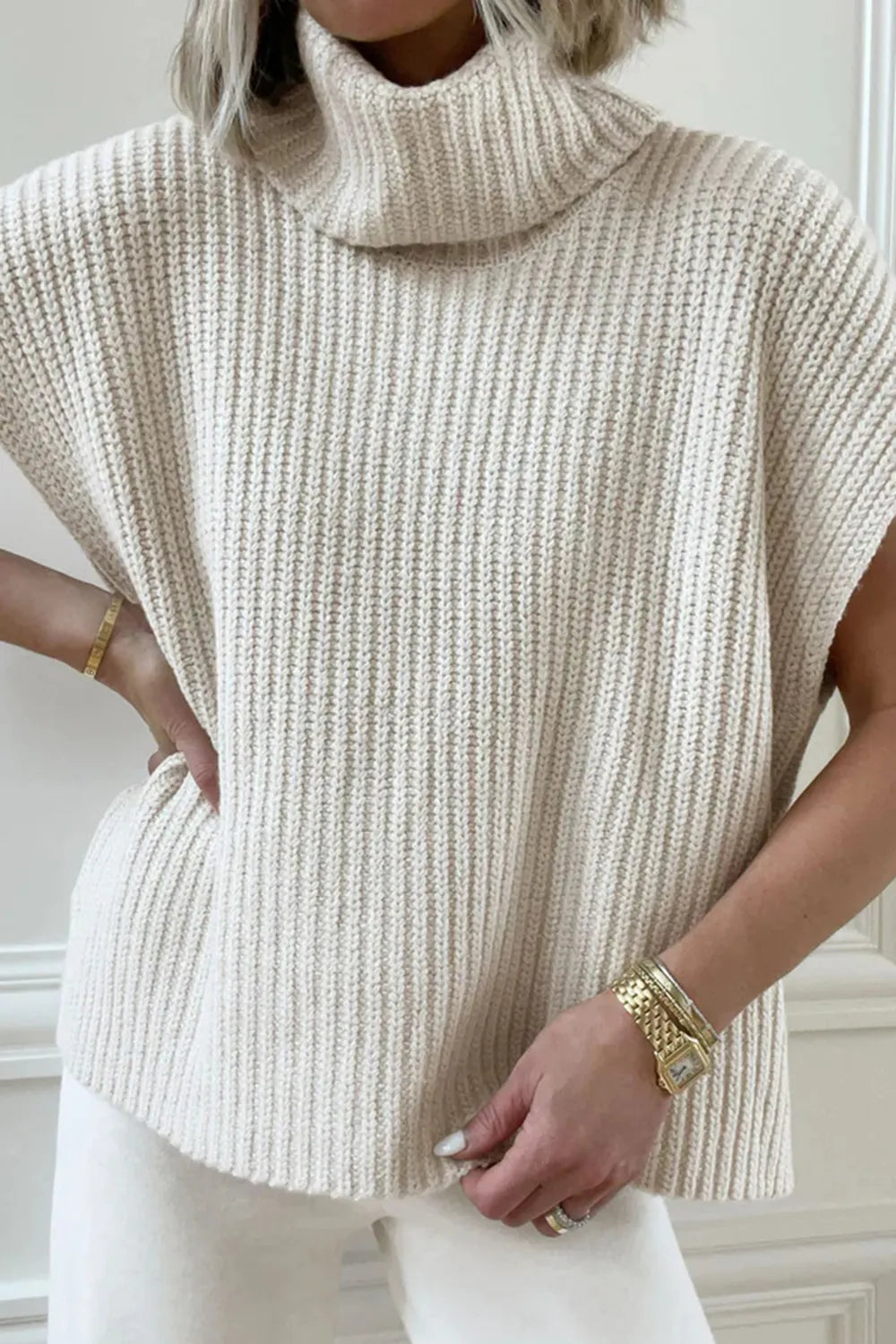 All Cap Sleeve Sweater