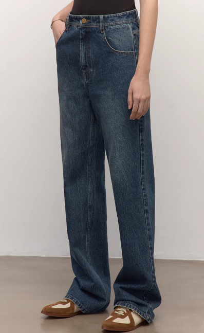 Maggie's Stacked Straight Jeans