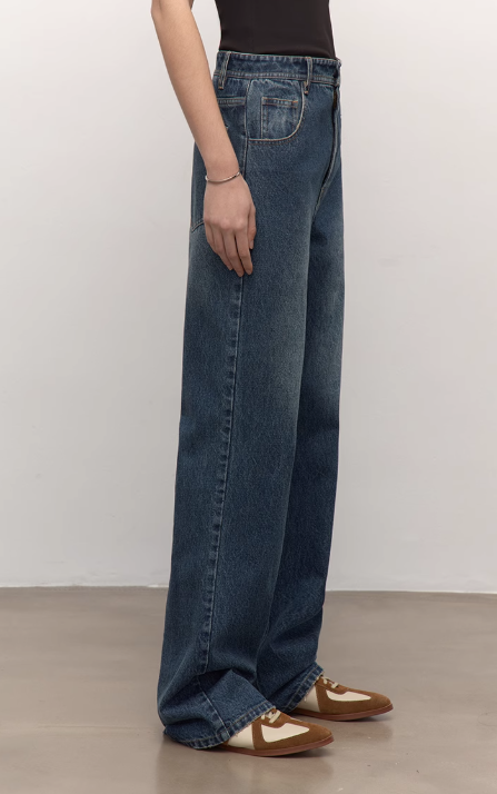 Maggie's Stacked Straight Jeans