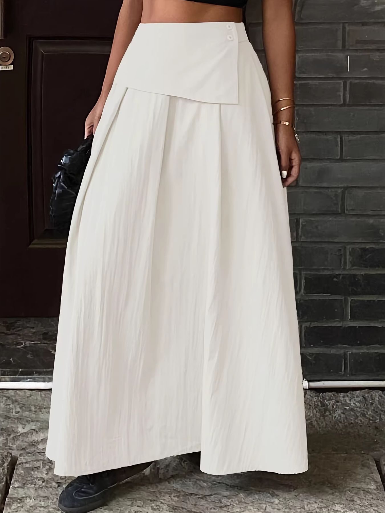 White Out Maxi Skirt