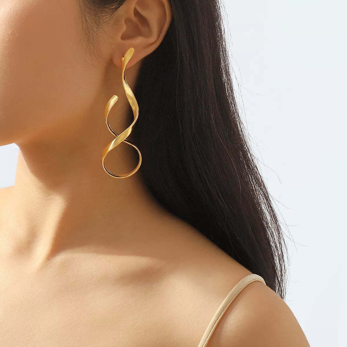 About To Spiral Earrings