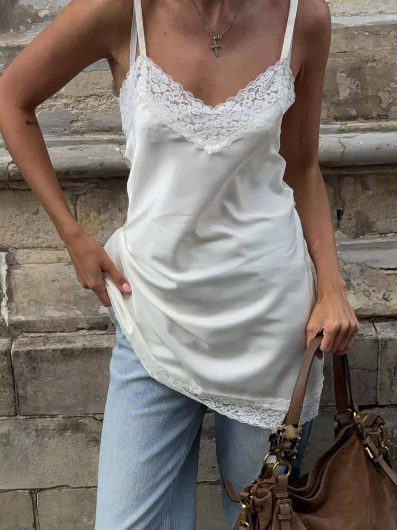 Layer the Lace Tank Top
