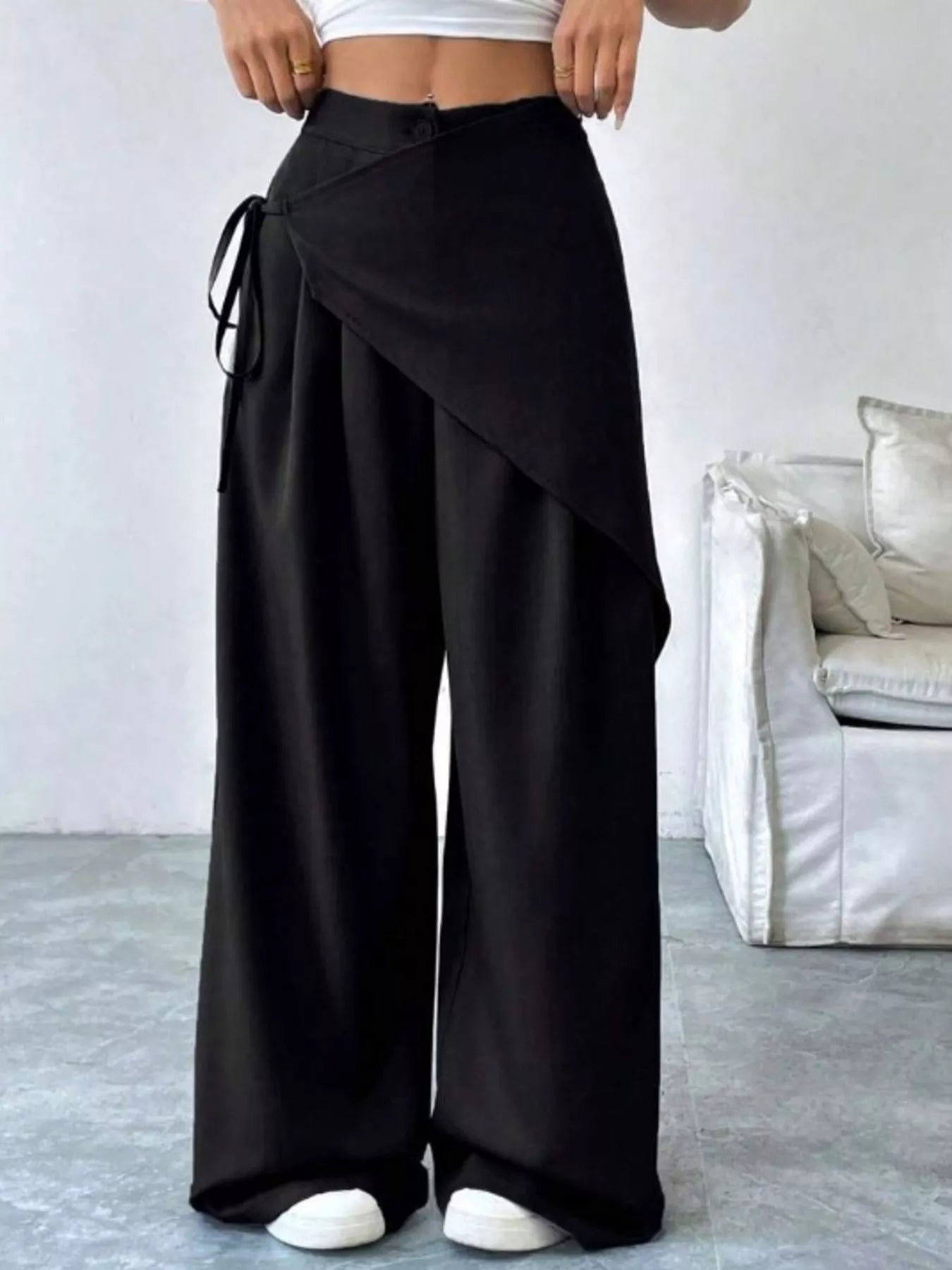 Wrap Front Trouser
