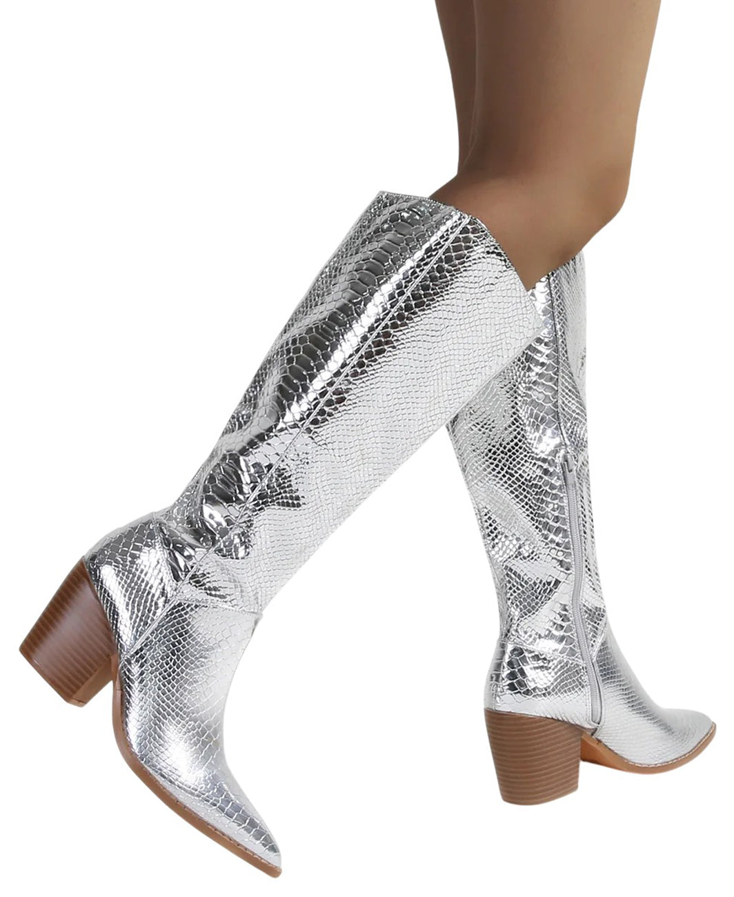 Chrome Cowgirl Boots