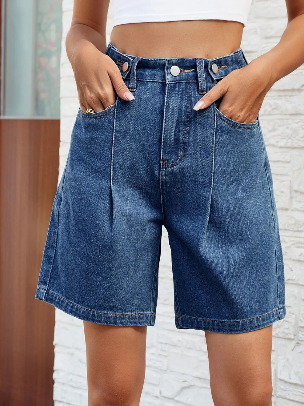 Your 90s Mom Denim Shorts