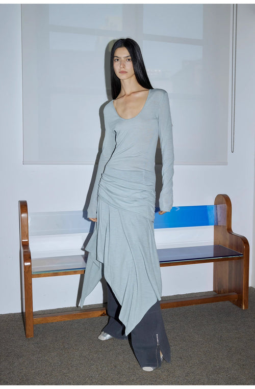 Bell Of The Ball Wool Dress-0