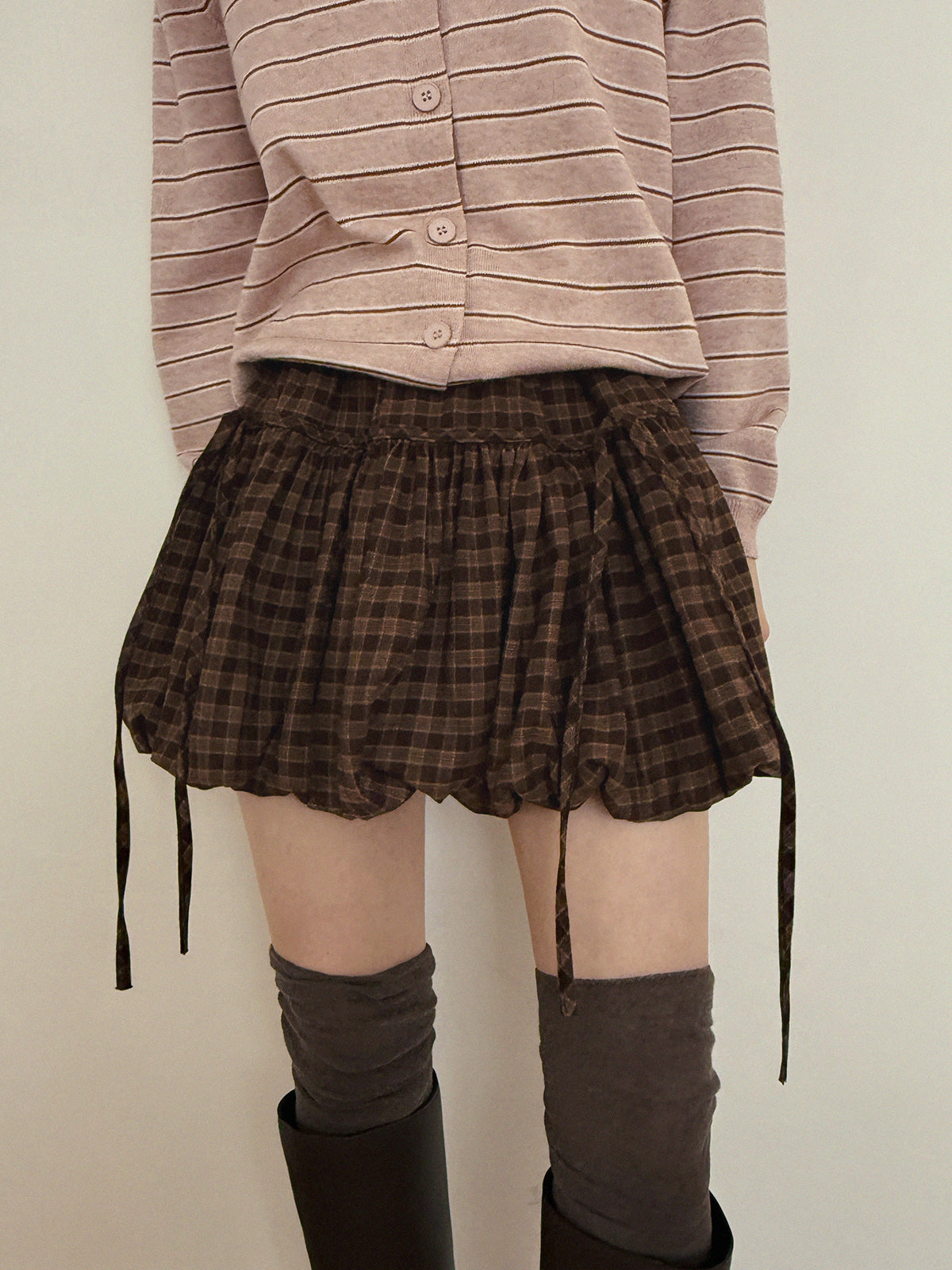 Devua Balloon Mini Skirt