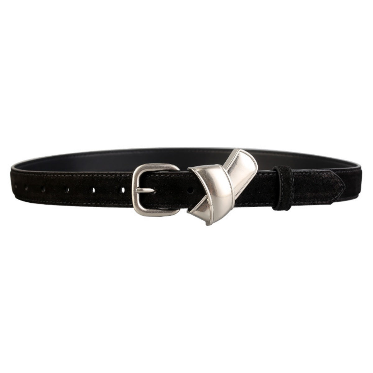 Chrome Skinny Belt