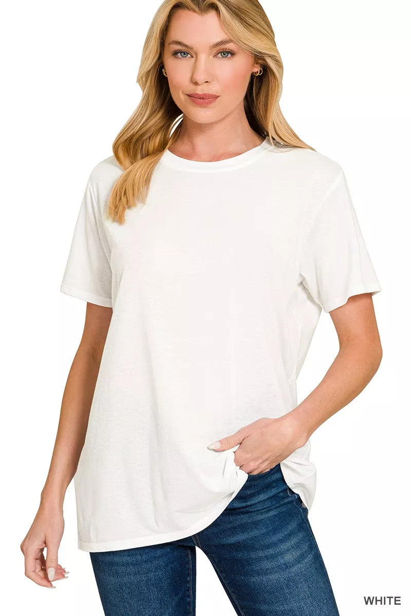 Never Too Many Oversized White Tee's Tee