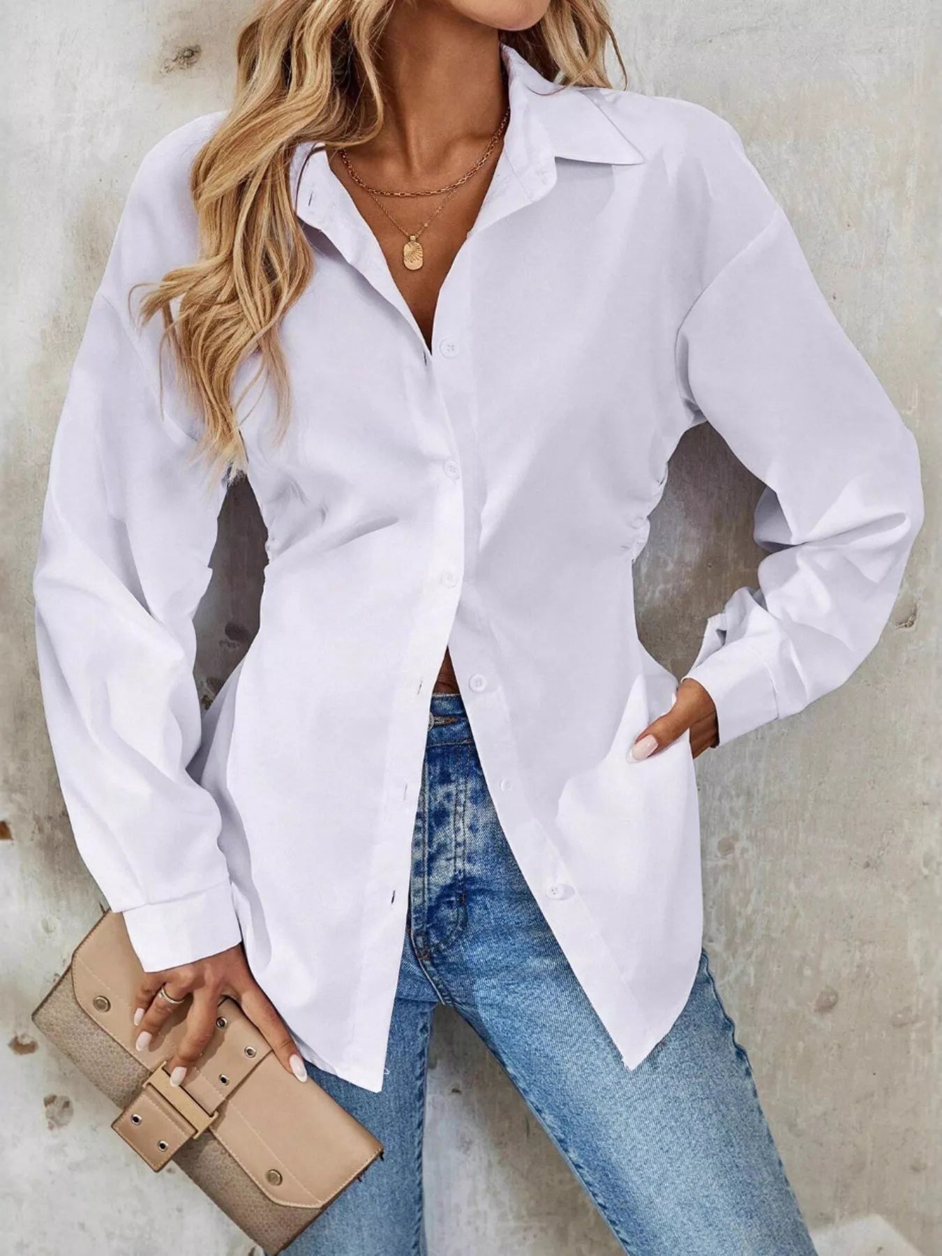 Basicly Basic Button Up Shirt