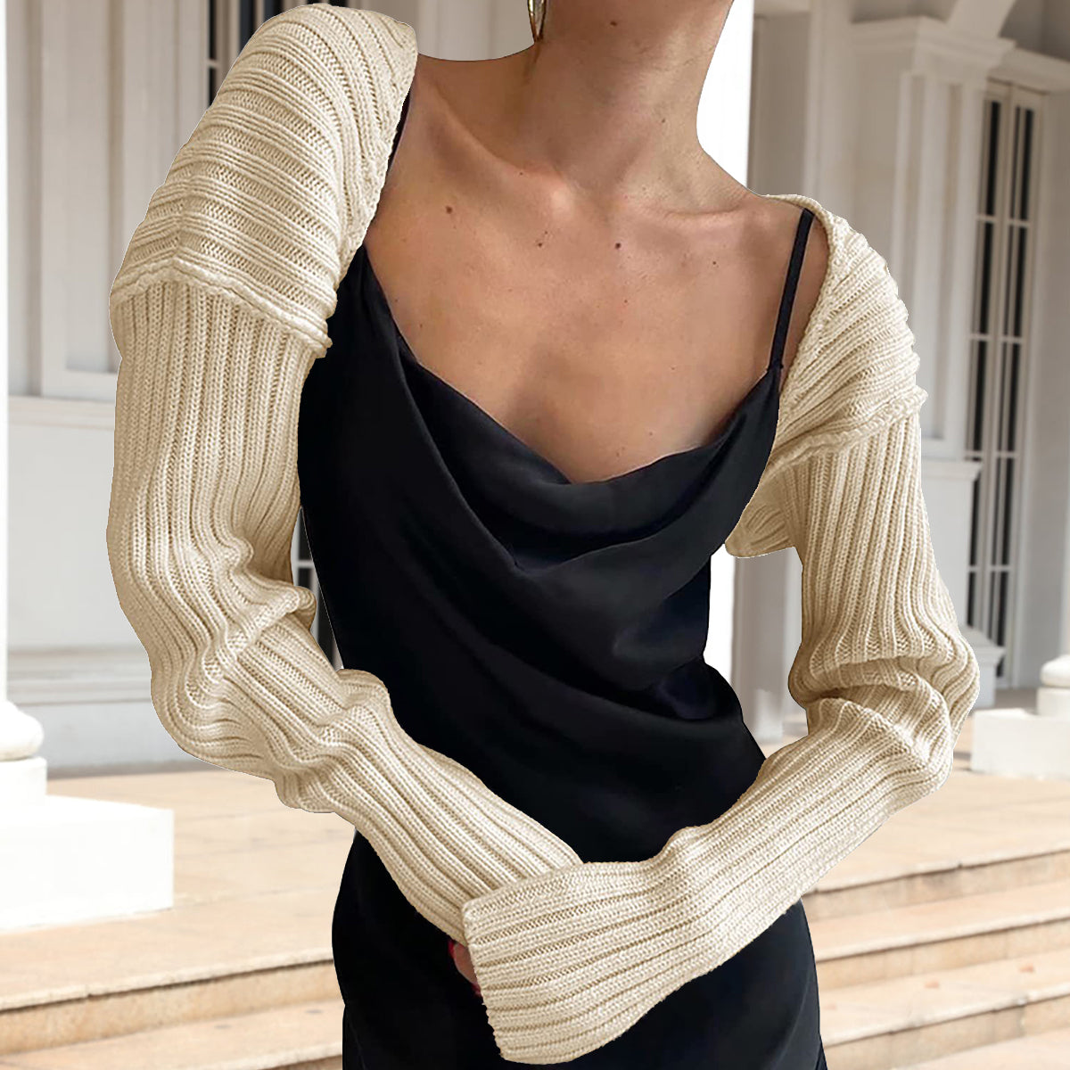 Mild Weather Knit Bolero