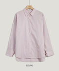 The Obvious Choice Stripe Overfit Shirt-5