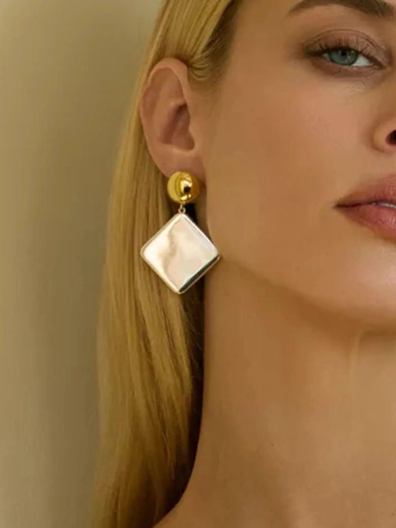 Don't Be A Square Drop Earrings