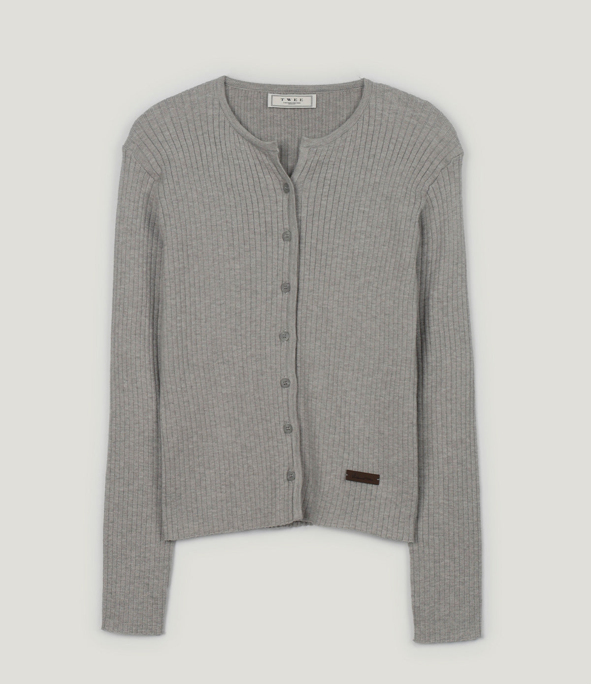 Simple Girl Button Ribbed Cardigan-7