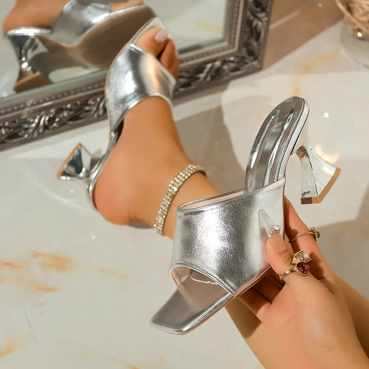 Silver Lining Heel