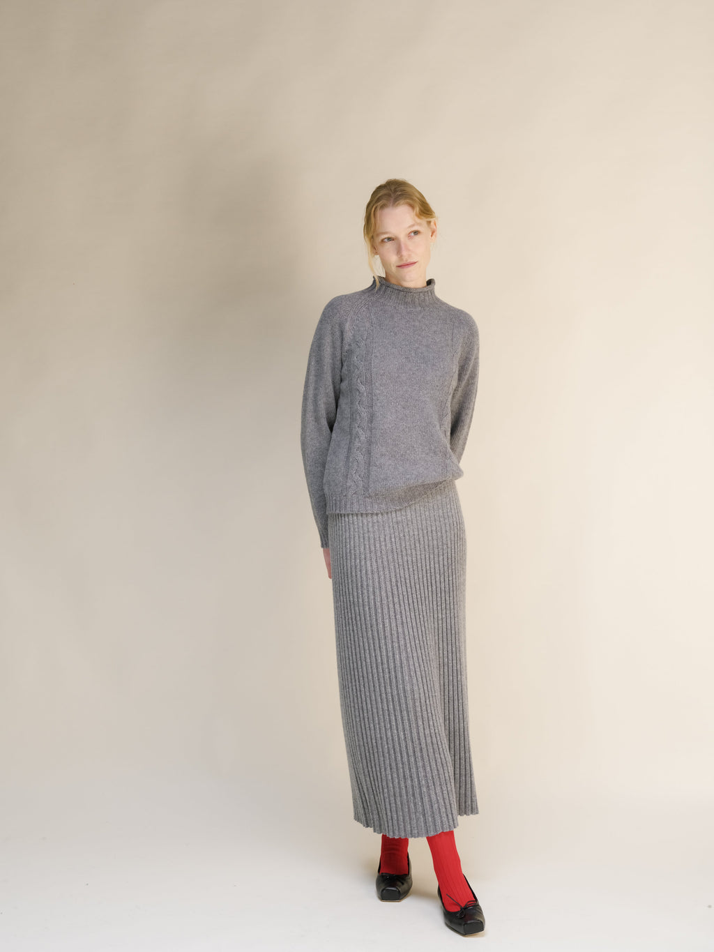 Calling All Cashmere Skirt-1