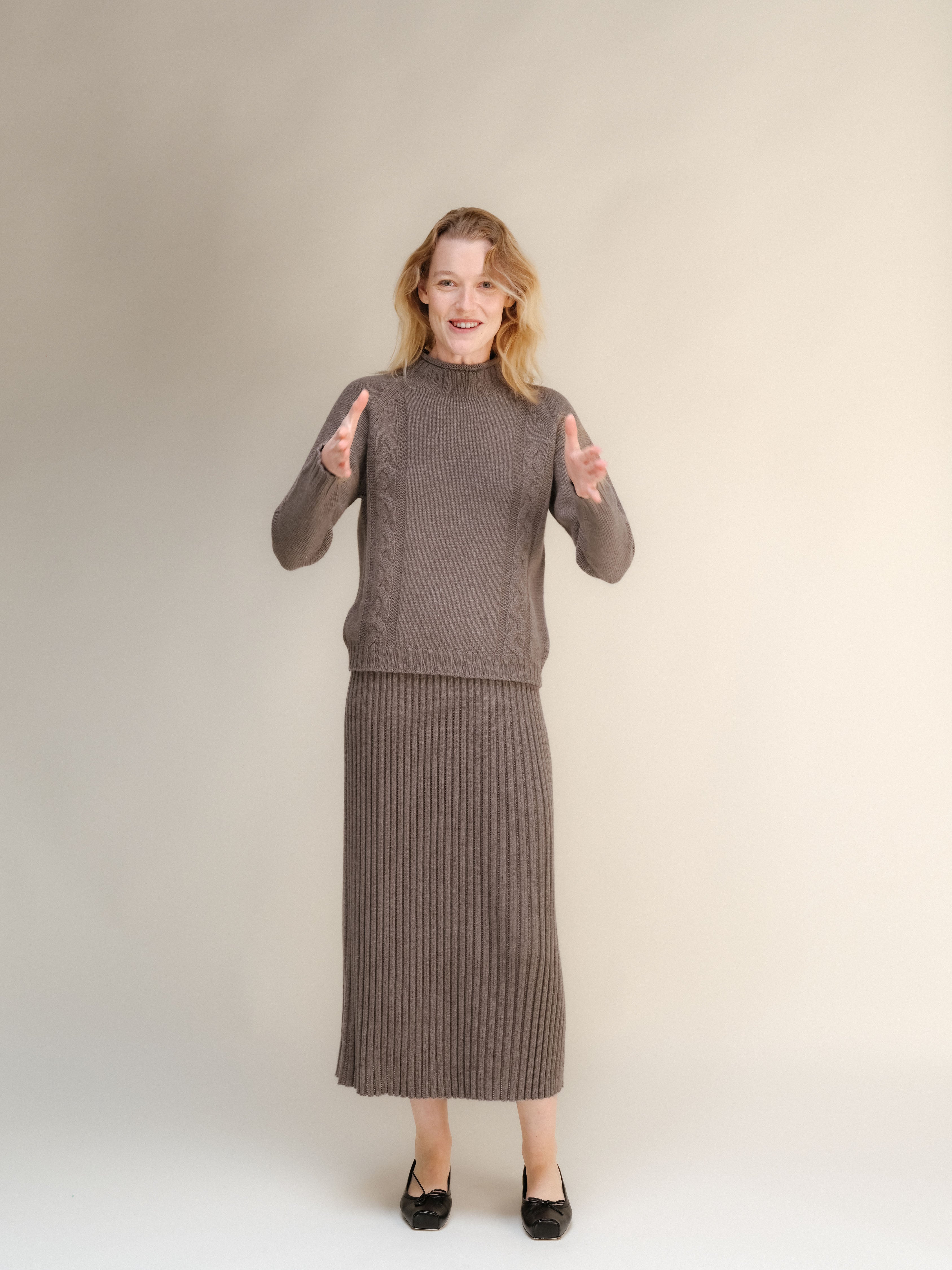 Calling All Cashmere Skirt-9