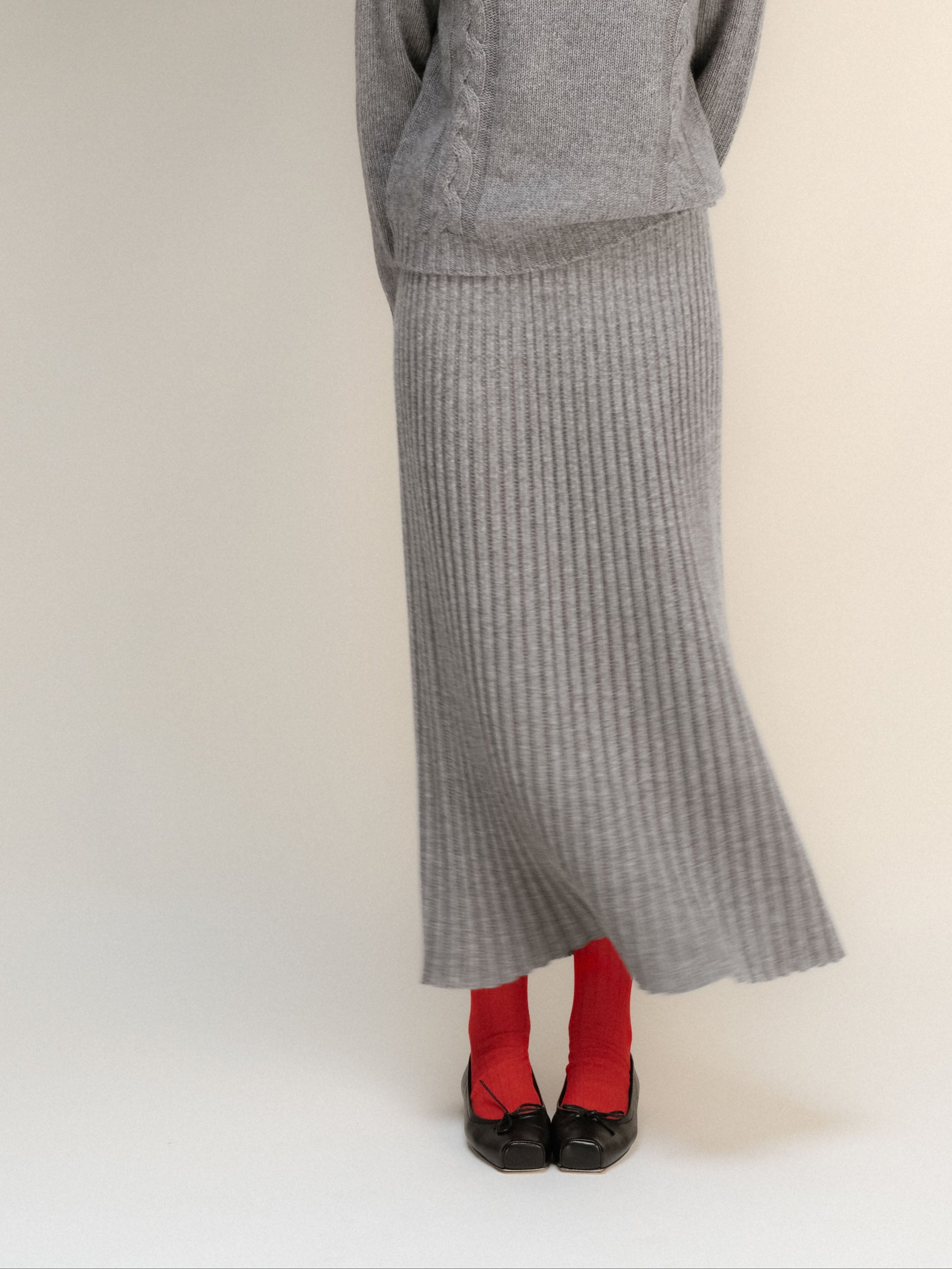 Calling All Cashmere Skirt-0