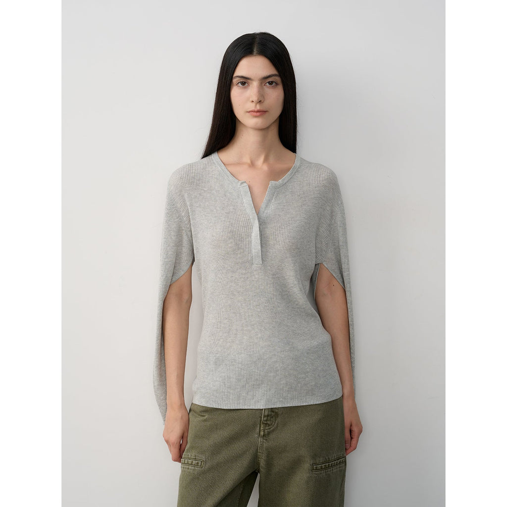 Cape Sleeve Top-2