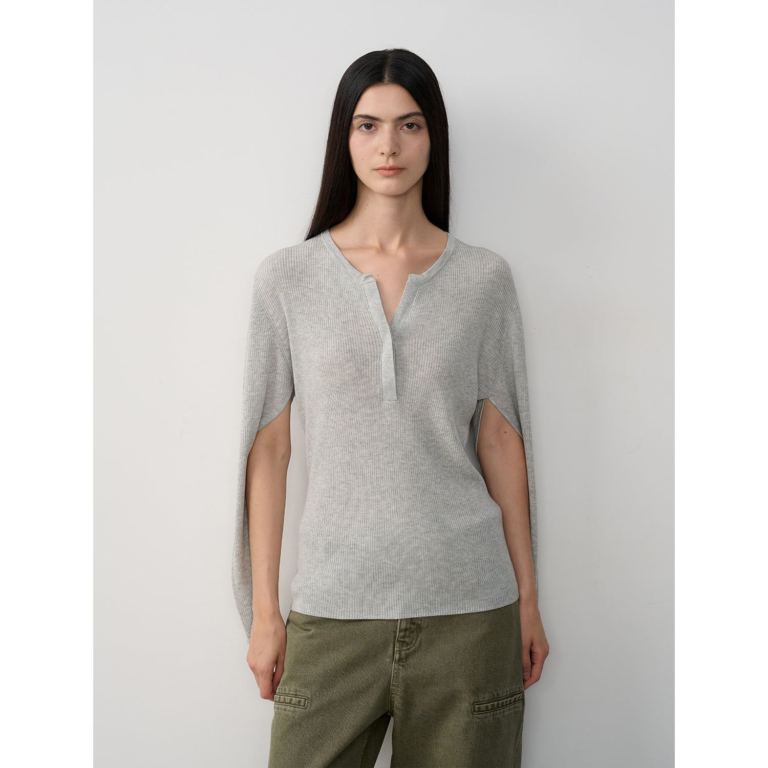 Cape Sleeve Top-2