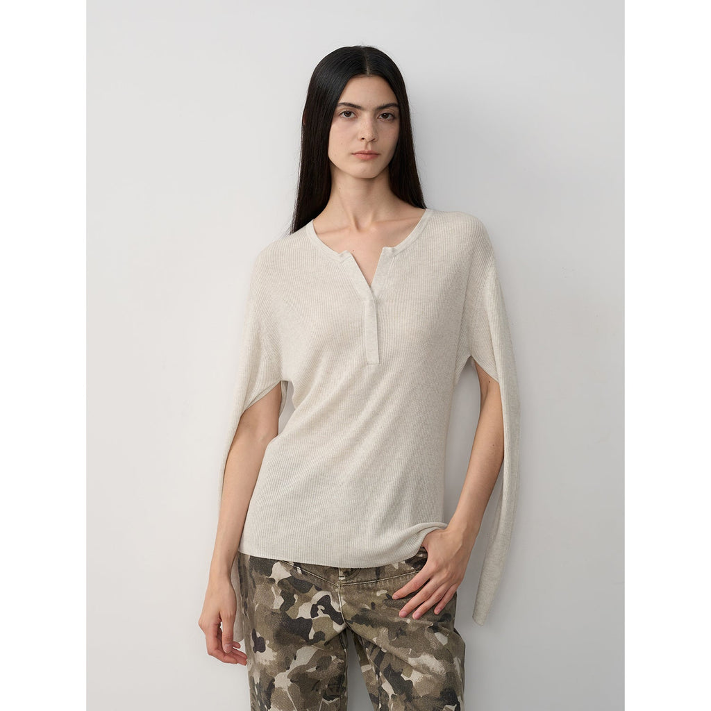 Cape Sleeve Top-5