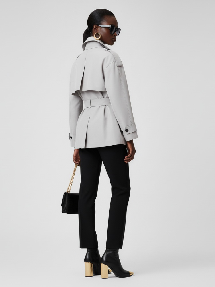 Perfect Crop Trench Jacket-2