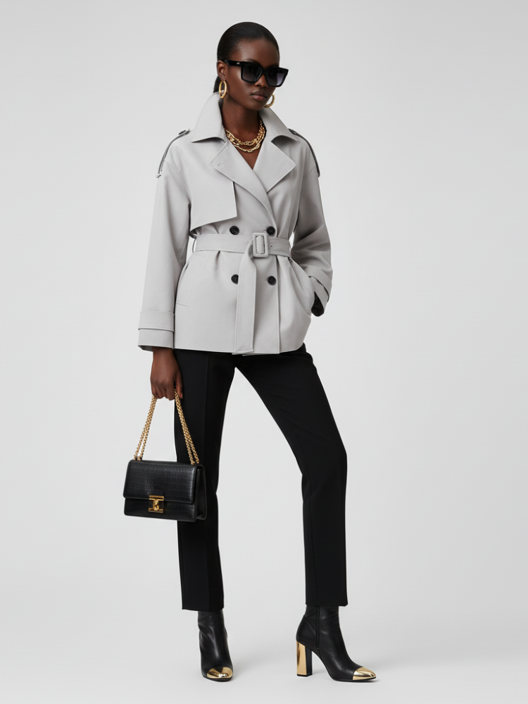 Perfect Crop Trench Jacket-1