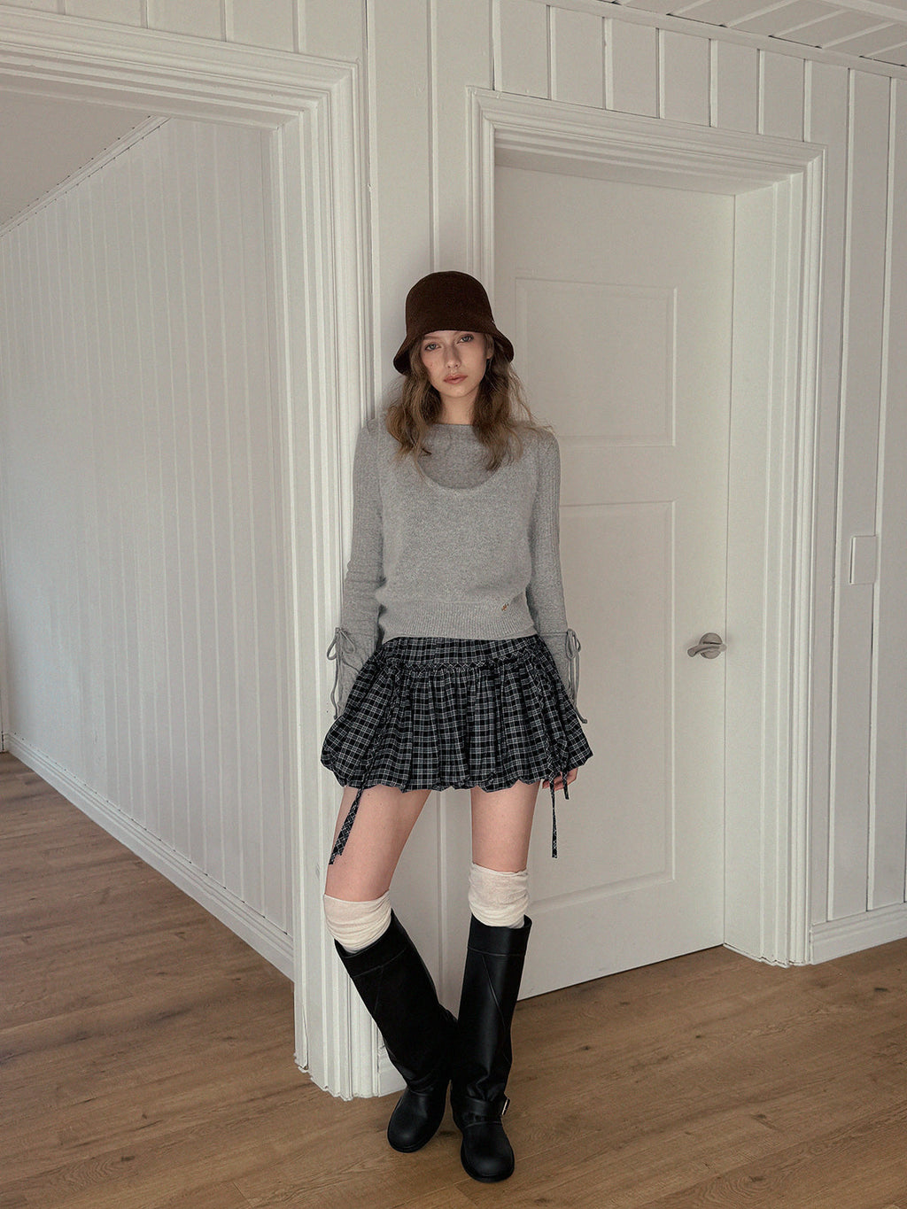 Devua Balloon Mini Skirt
