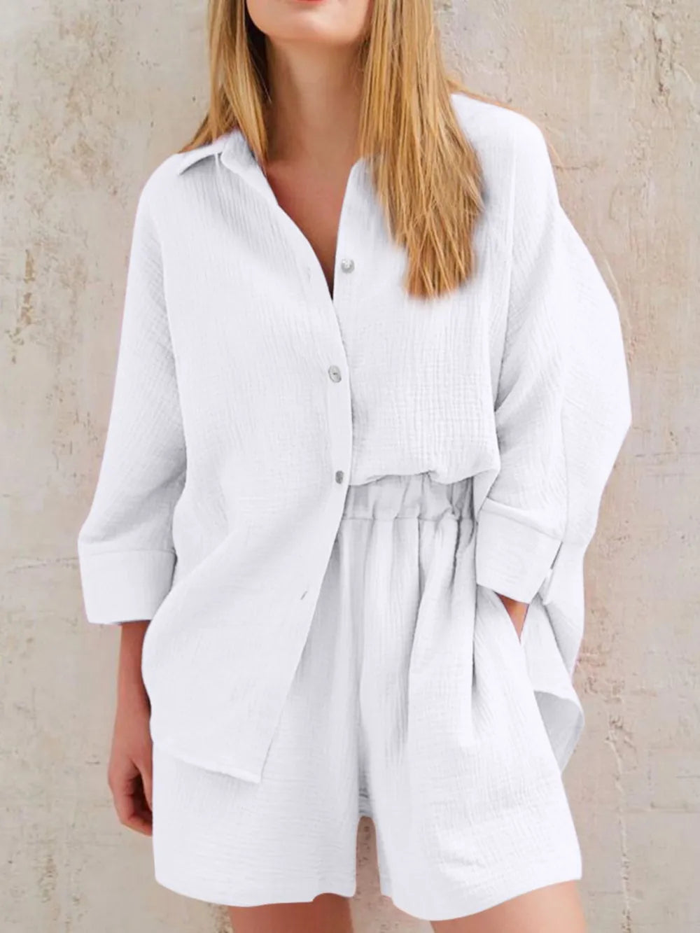 Cooler at the Beach Shirt and Shorts Set