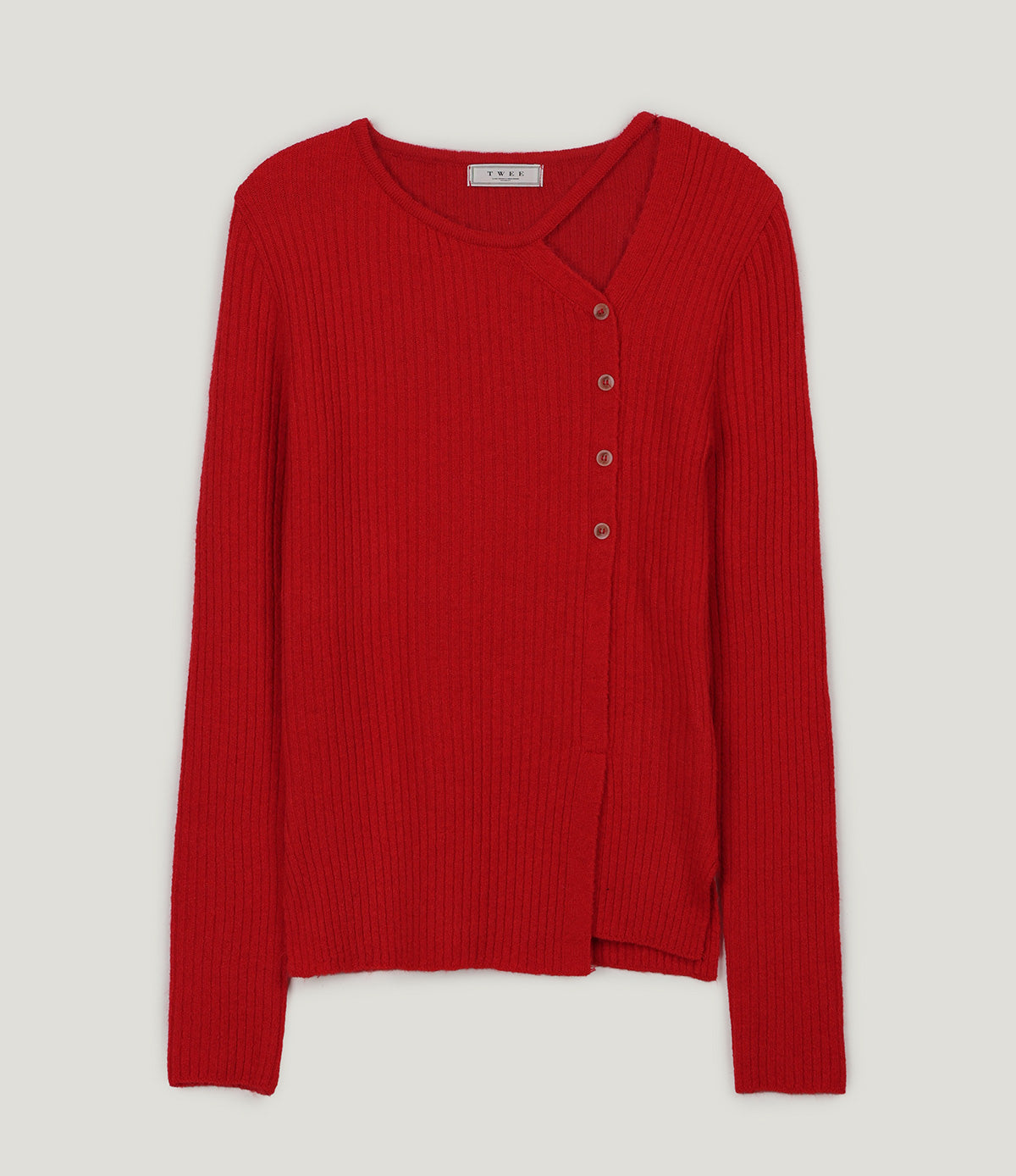 Cut-Out Button Knit-6