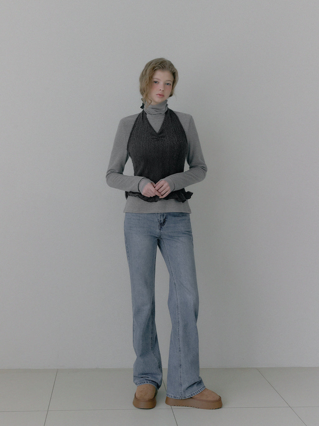 Hiddle Frill Halter