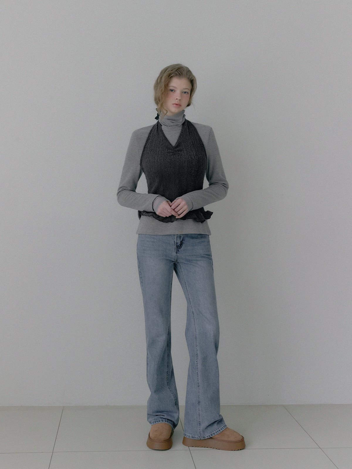 Hiddle Frill Halter