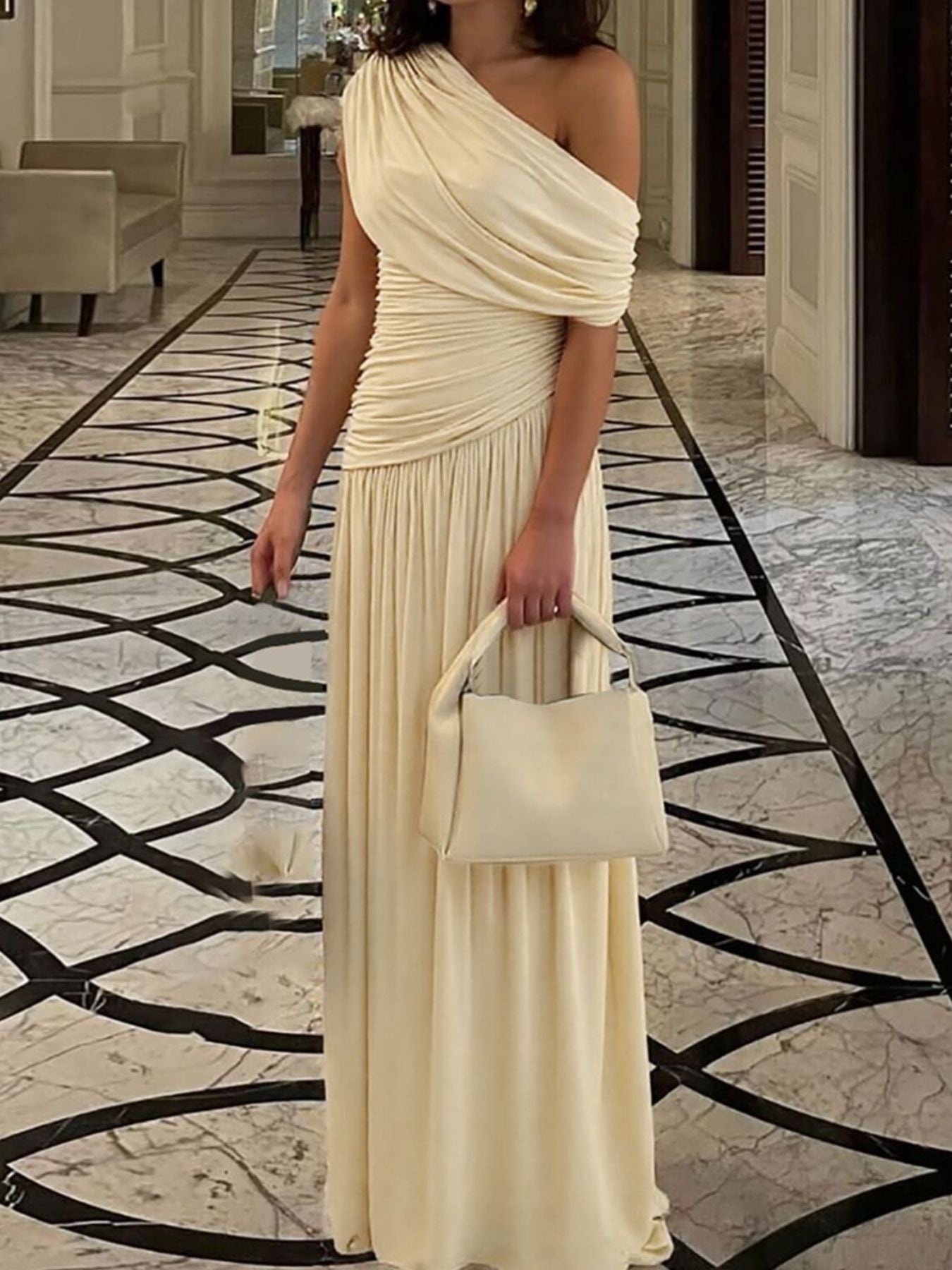Draped Drama Dress