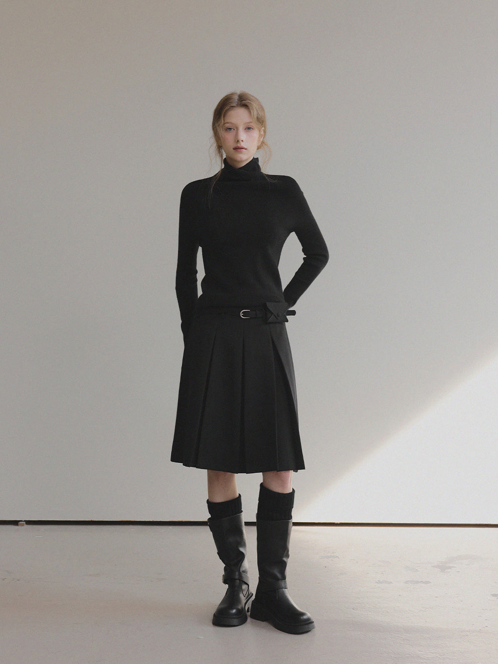 Stevie Turtleneck Long Sleeve Knit-4