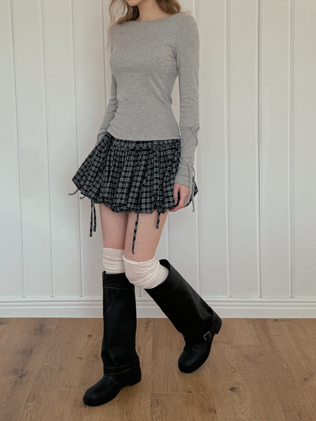 Devua Balloon Mini Skirt