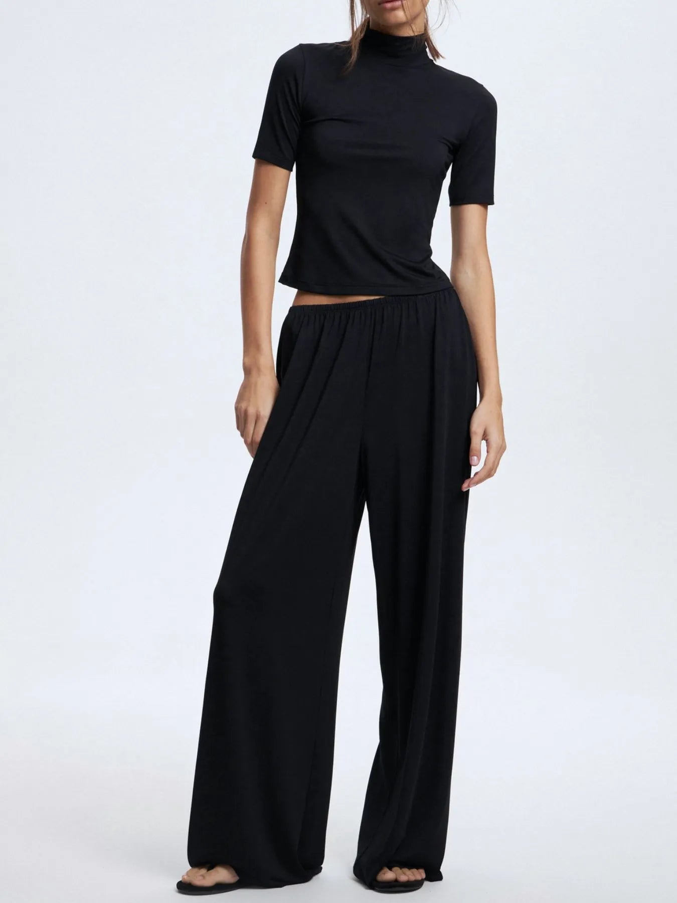 My Airport Outfit Short Sleeve Top and Pants Set