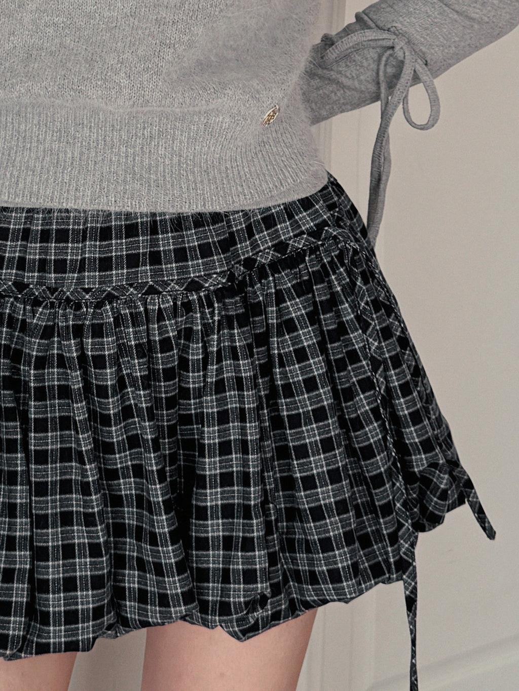 Devua Balloon Mini Skirt