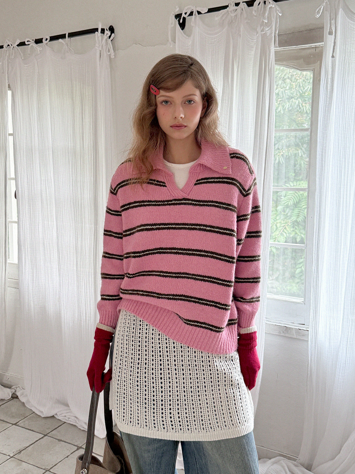 Another Layer Sleeveless Knit Dress-1