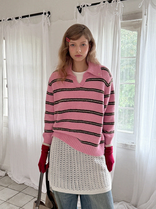 Another Layer Sleeveless Knit Dress-1