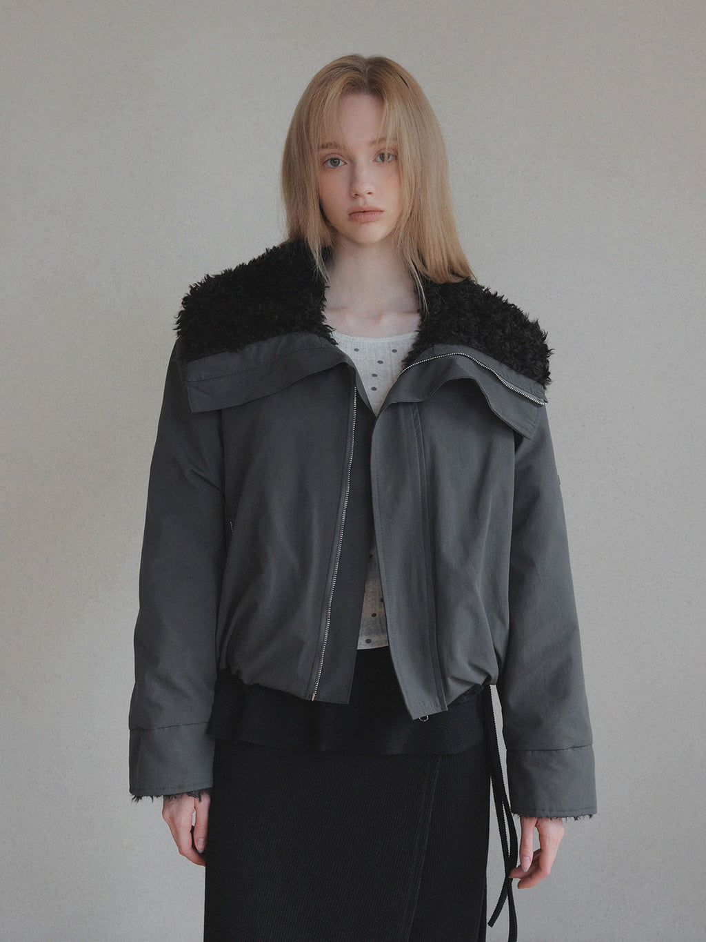 Fur MA-1 Bomber Jacket-0