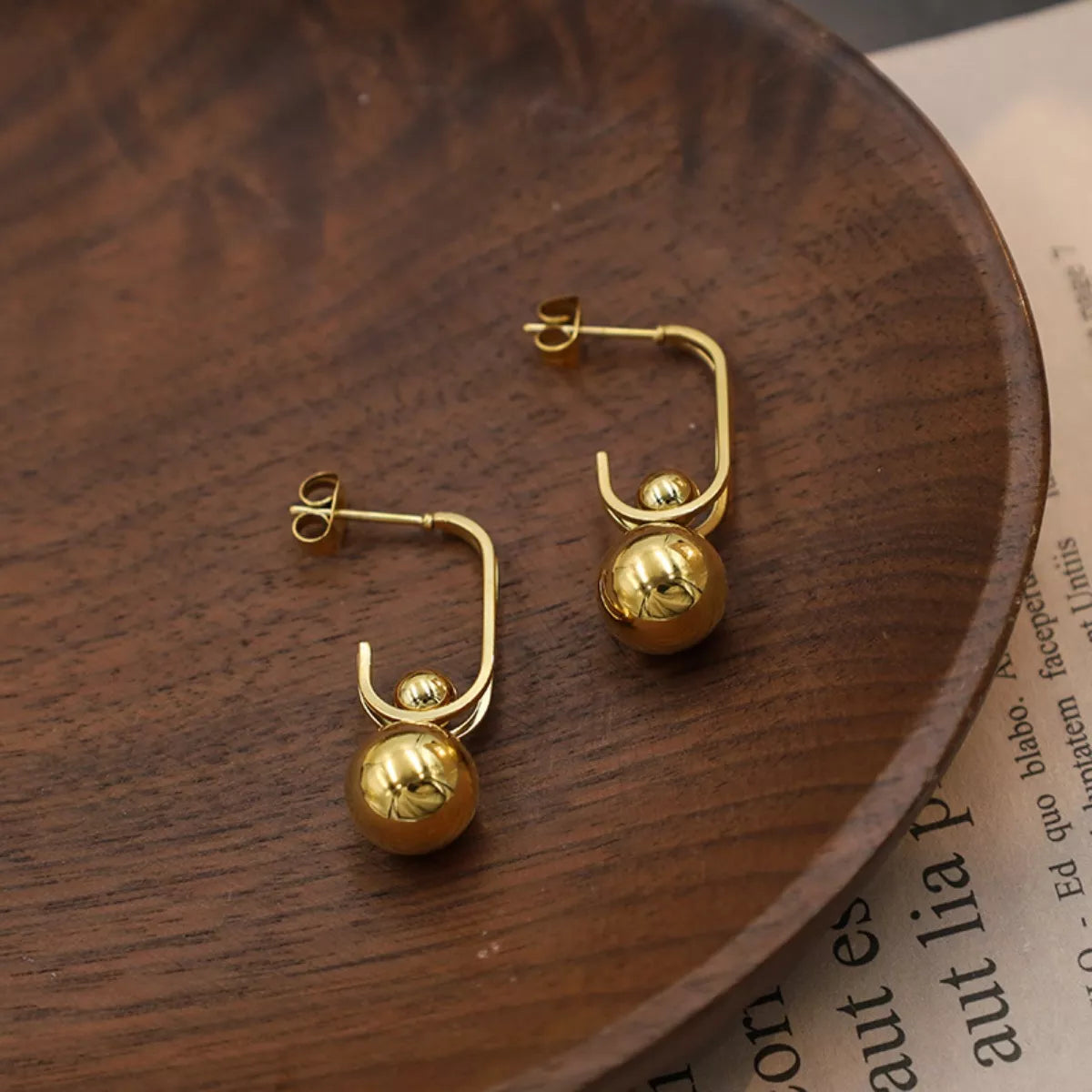Ball Out 18K Earrings